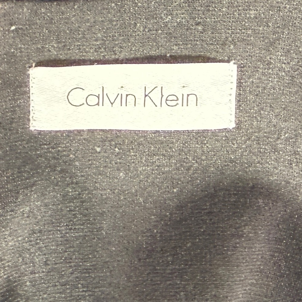 Calvin Klein Black and Cream Midi Dress. Size 8 - Picture 4 of 5